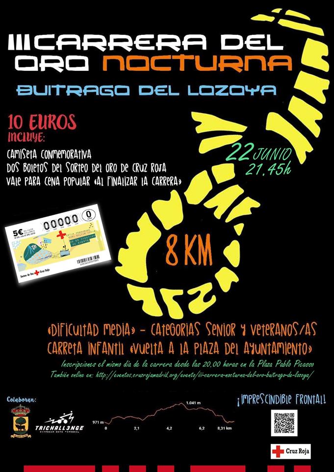 III Carrera del oro nocturna, Buitrago del Lozoya